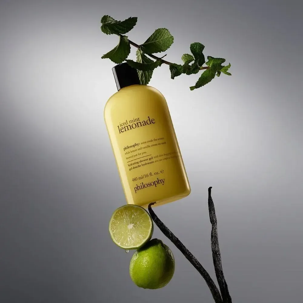 Philosophy‎ Iced Mint Lemonade Shower Gel 16oz Body Care Self SPA Aromatherapy